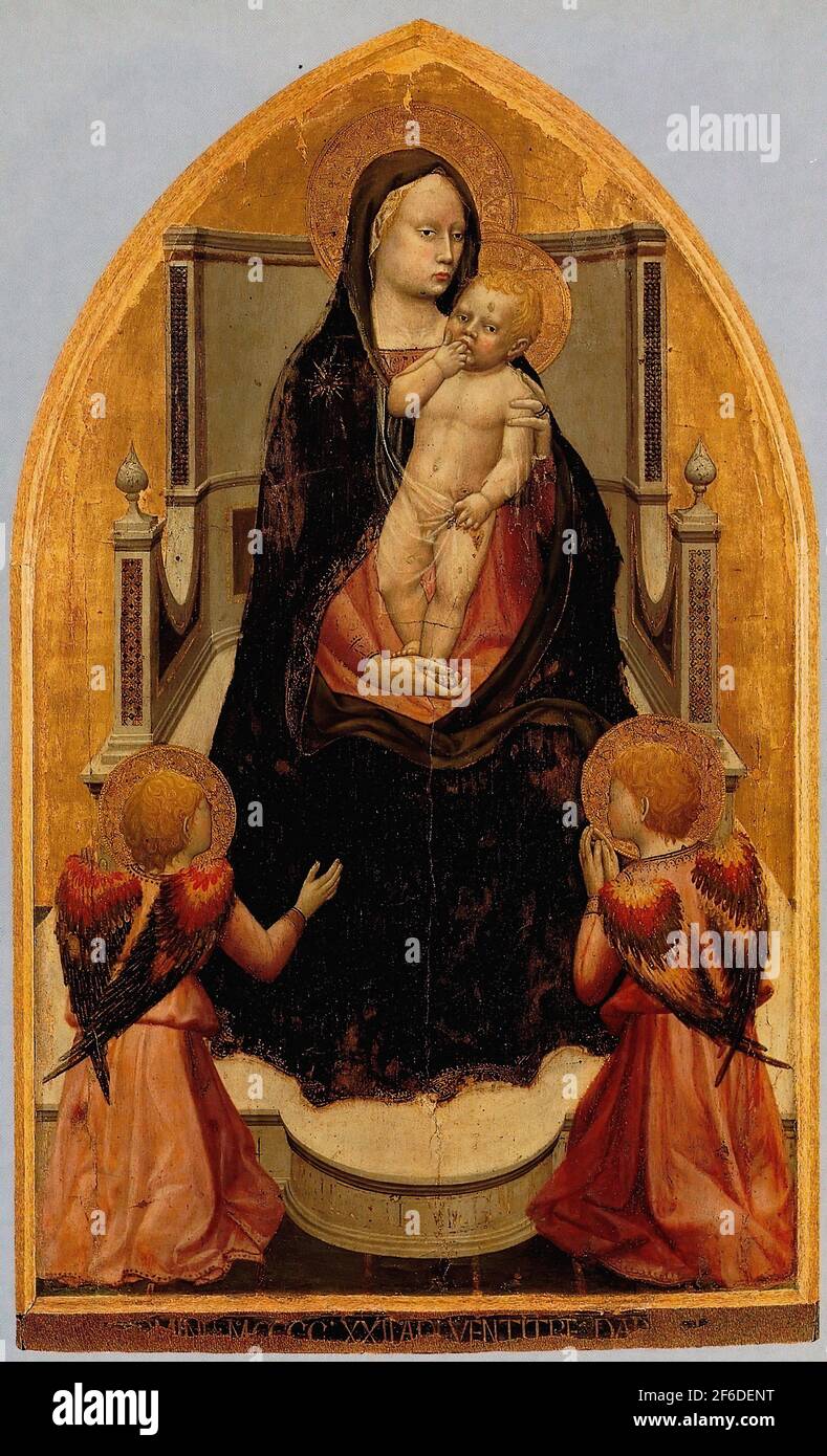 Masaccio - San Giovenale Triptych Central Panel 1423 [SPE2F6DENT]
