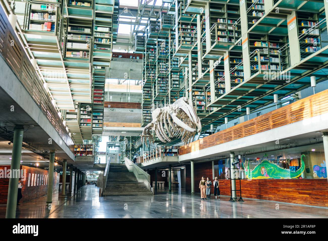MEXICO CITY, MEXICO - may 2023 inside the Biblioteca Vasconcelos in Mexico City, Mexico. High quality photo [SPE2R1AF8P]