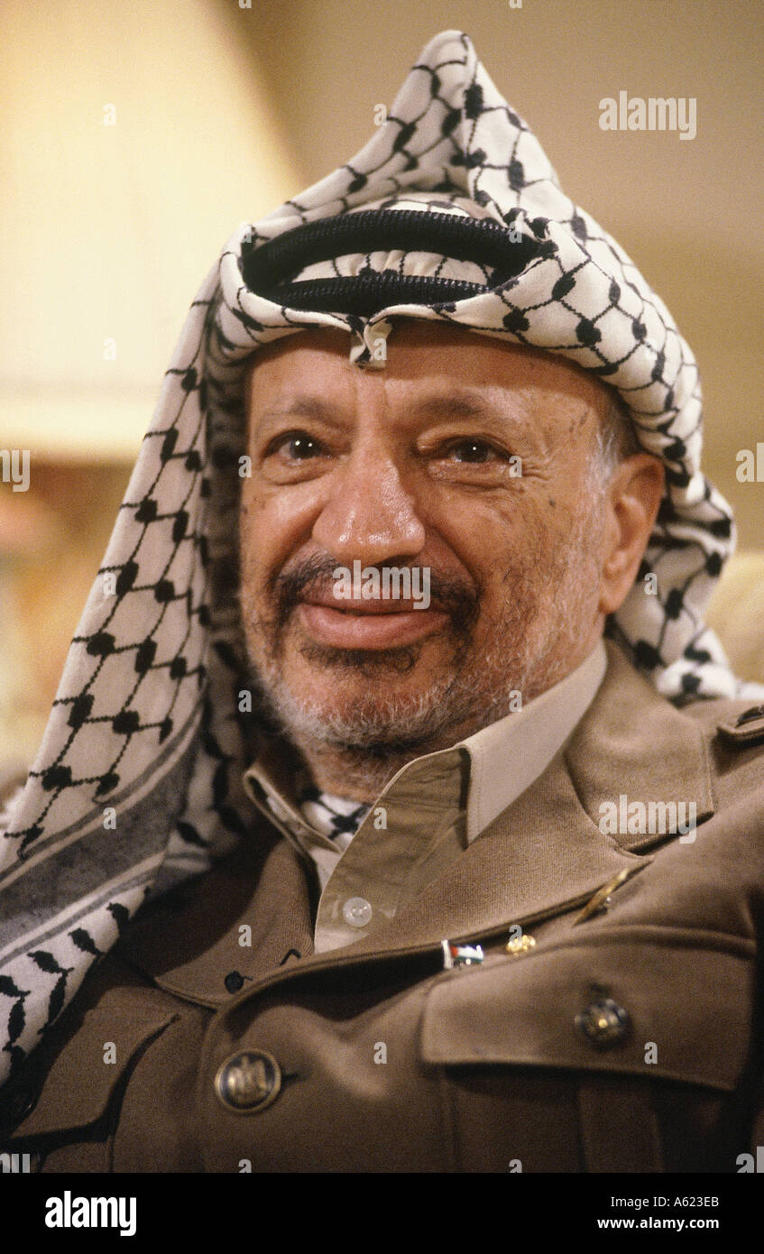 PALESTINE Middle East People Politicians PLO Leader Yasser Arafat [SPEA623EB]