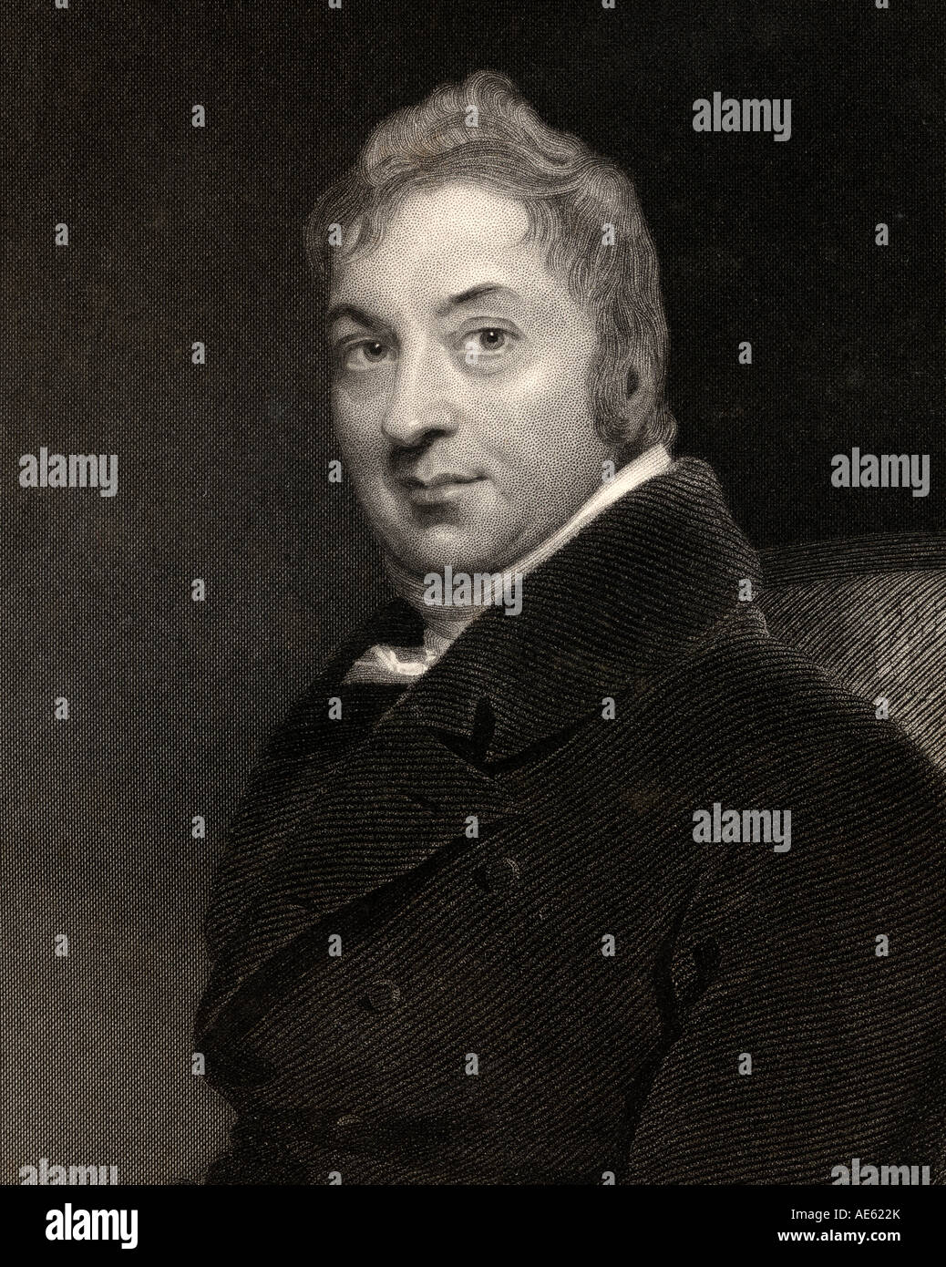 Edward Jenner, 1749 - 1823.  English surgeon discoverer of Smallpox vaccination. [SPEAE622K]