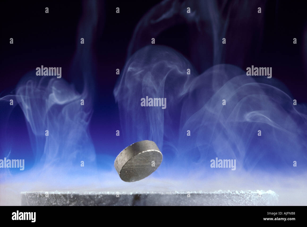 Superconducting Yttrium Barium Copper Oxide Composite Levitating Samarium Cobalt Magnet & Illustrating the Meissner Effect [SPEAJFNB8]