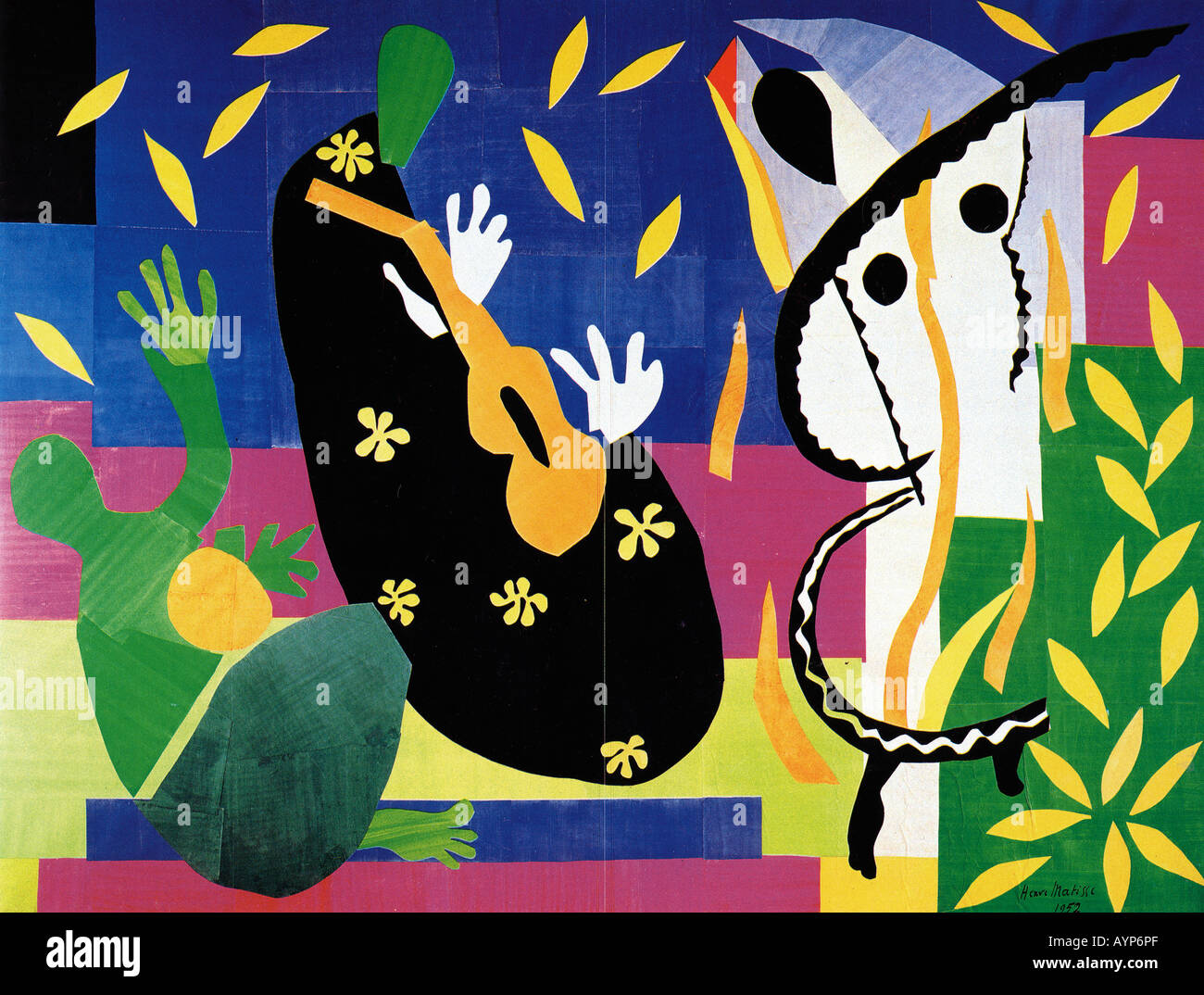 Sorrow of the King 1952 by Henri Matisse (1869 - 1954)  gouache on paper, cut and pasted [SPEAYP6PF]