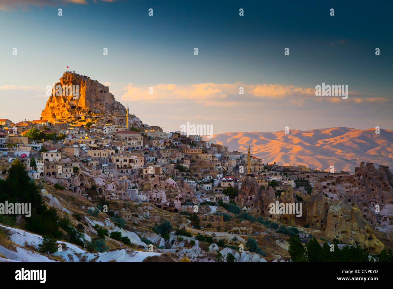 Uchisar village. Cappadocia Region. Nevsehir province. Turkey. [SPECNP0YD]