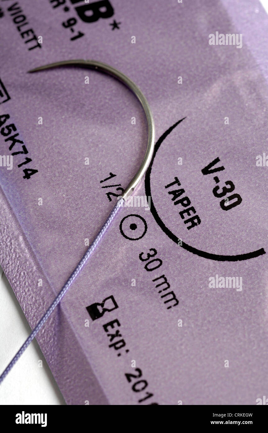 A synthetic suture. [SPECRKEGW]