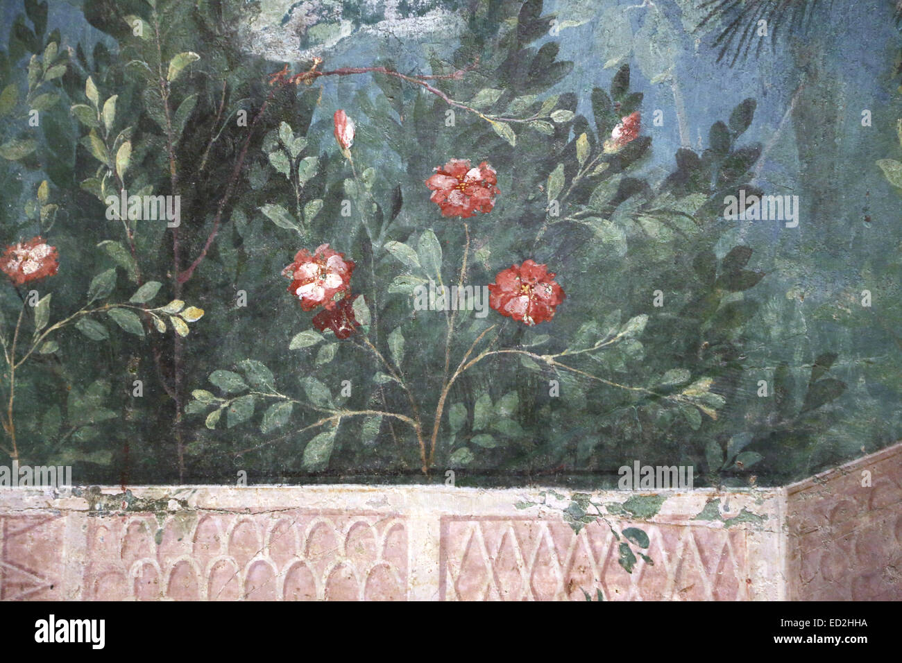 Italy. Rome. Villa of Livia. Painted Garden, removed from the triclinium (dining room) . 20-30 BC. [SPEED2HHA]