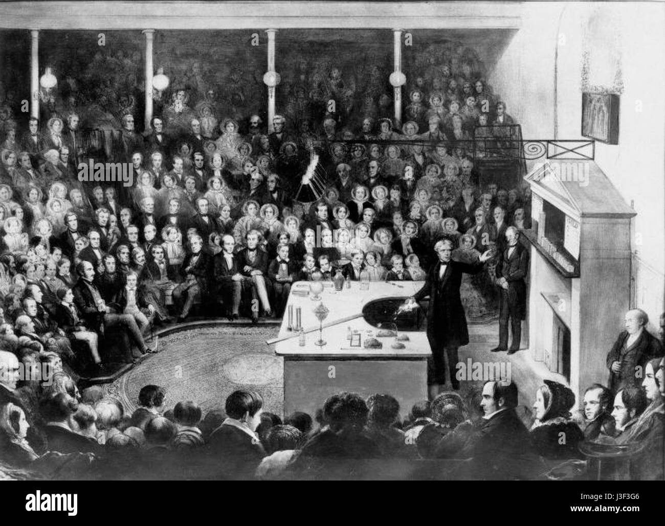 The Faraday Christmas Lecture, named after Michael Faraday, is an annual event in science, aimed at making complex scientific concepts accessible to the public. [SPEJ3F3G6]