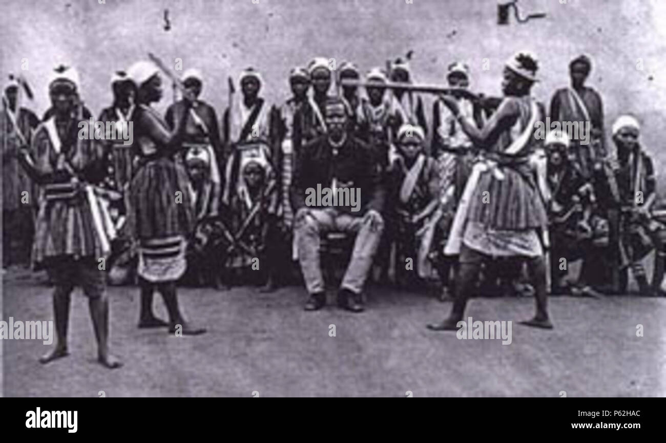 N/A. English: Dahomey Amazons . circa 1890. Unknown 405 Dahomey amazon2 Stock Photo